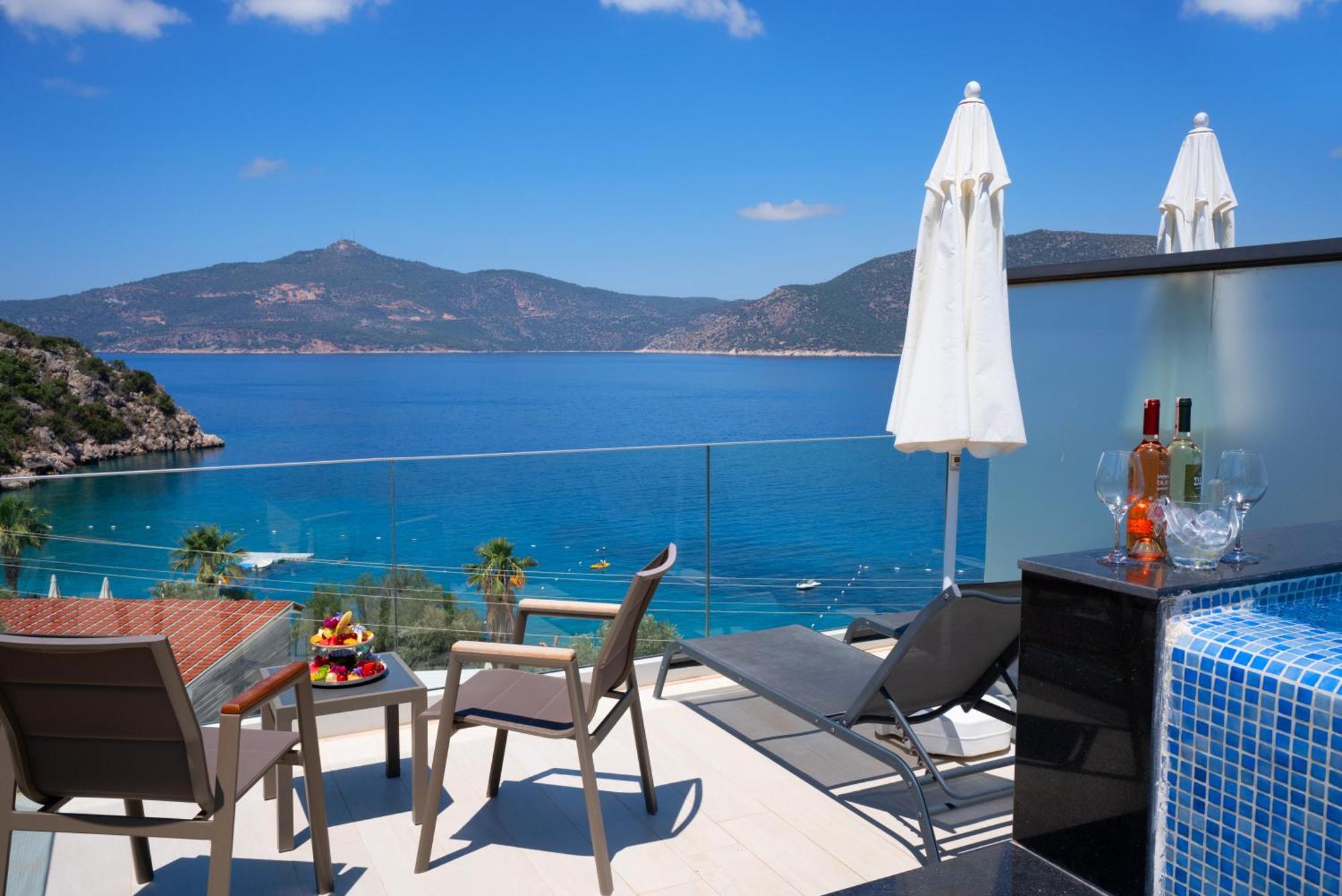 Greenbeach Hotel Kalkan Exteriör bild