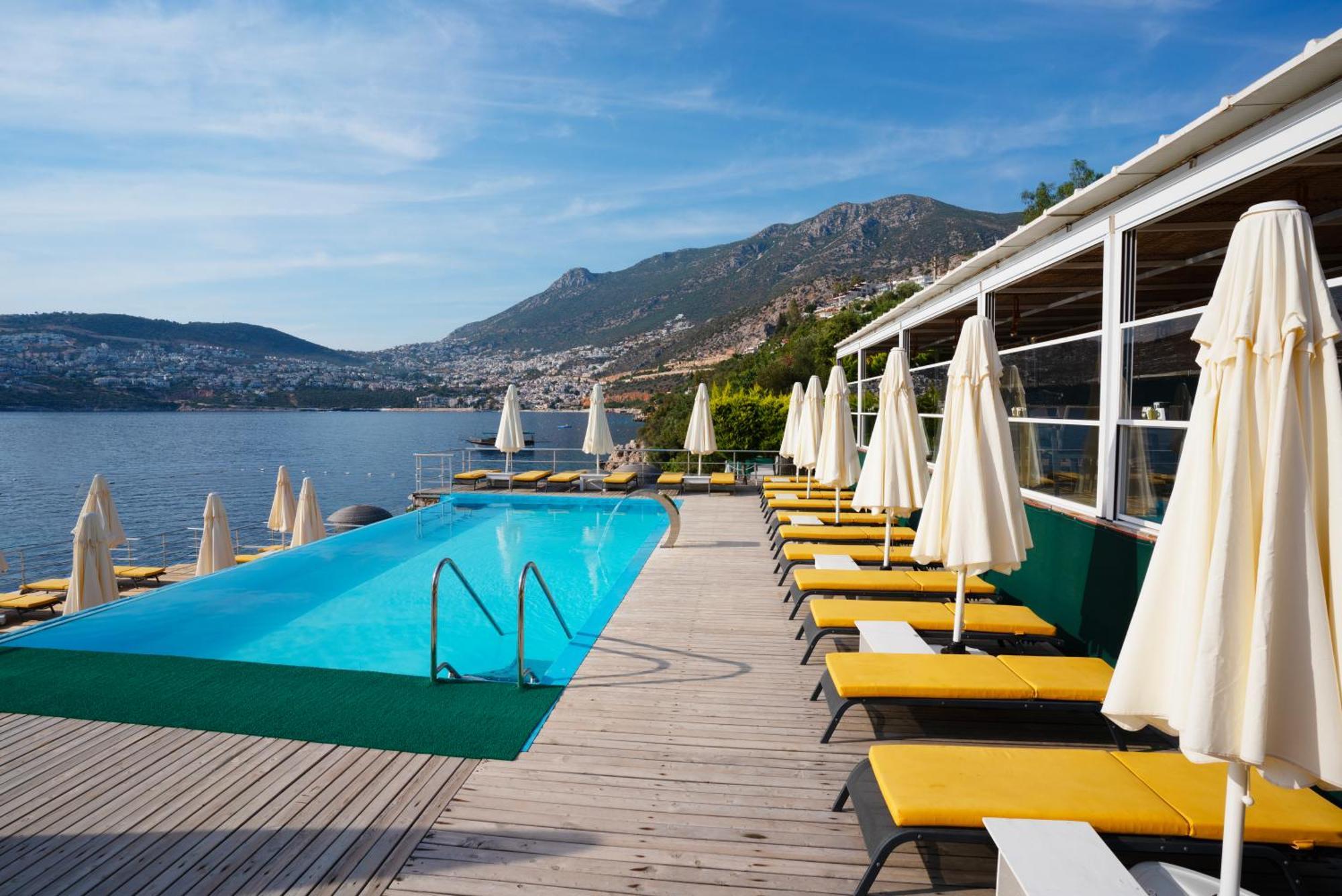 Greenbeach Hotel Kalkan Exteriör bild