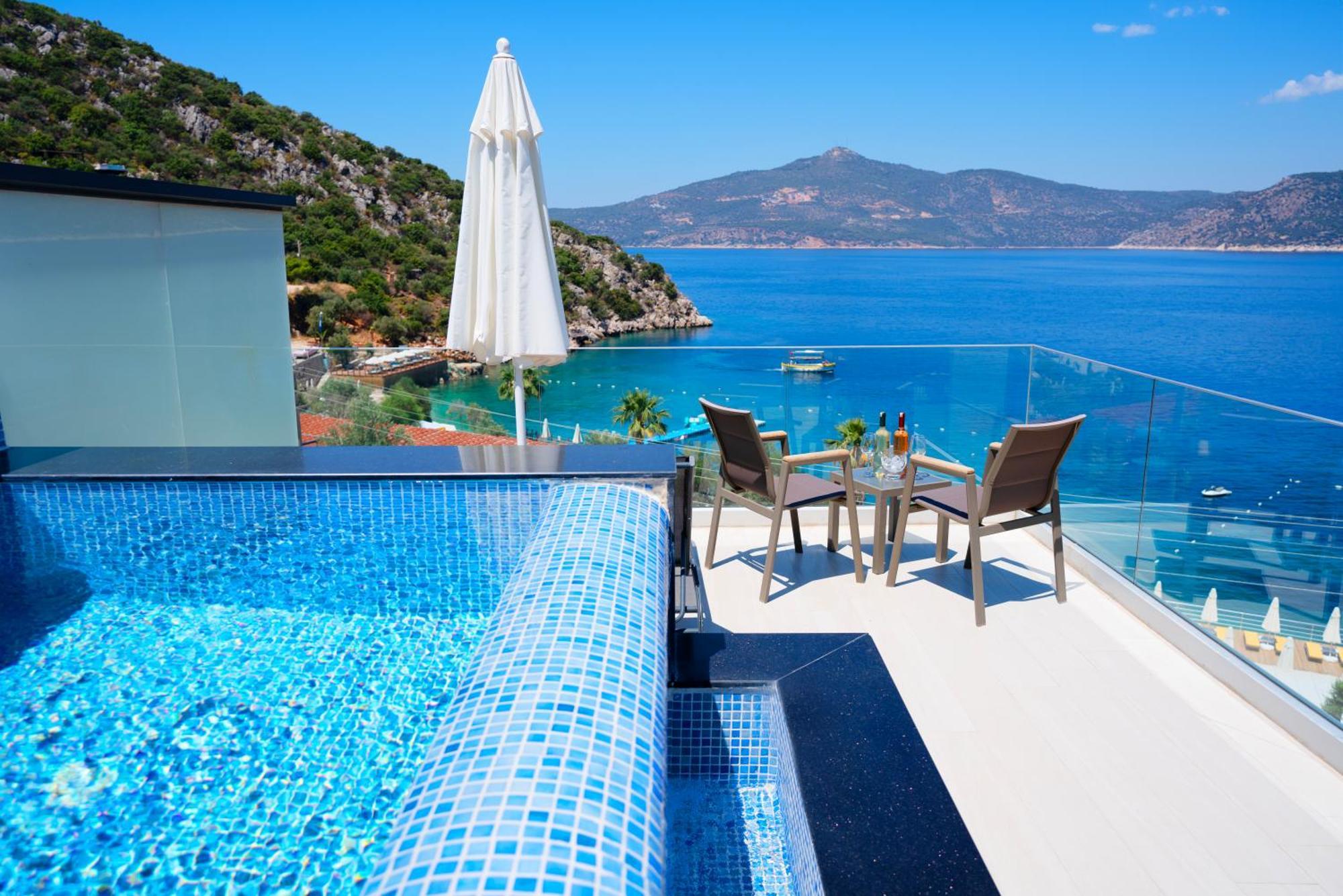 Greenbeach Hotel Kalkan Exteriör bild