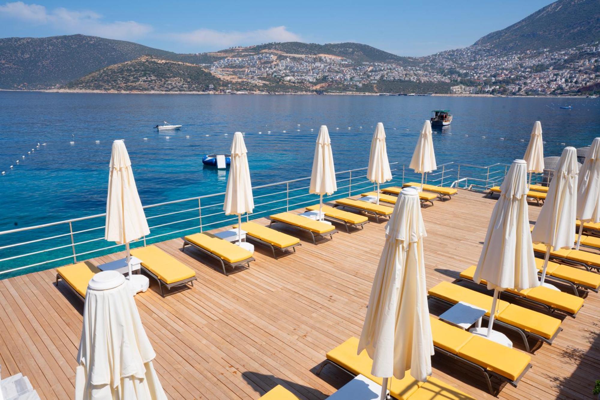 Greenbeach Hotel Kalkan Exteriör bild